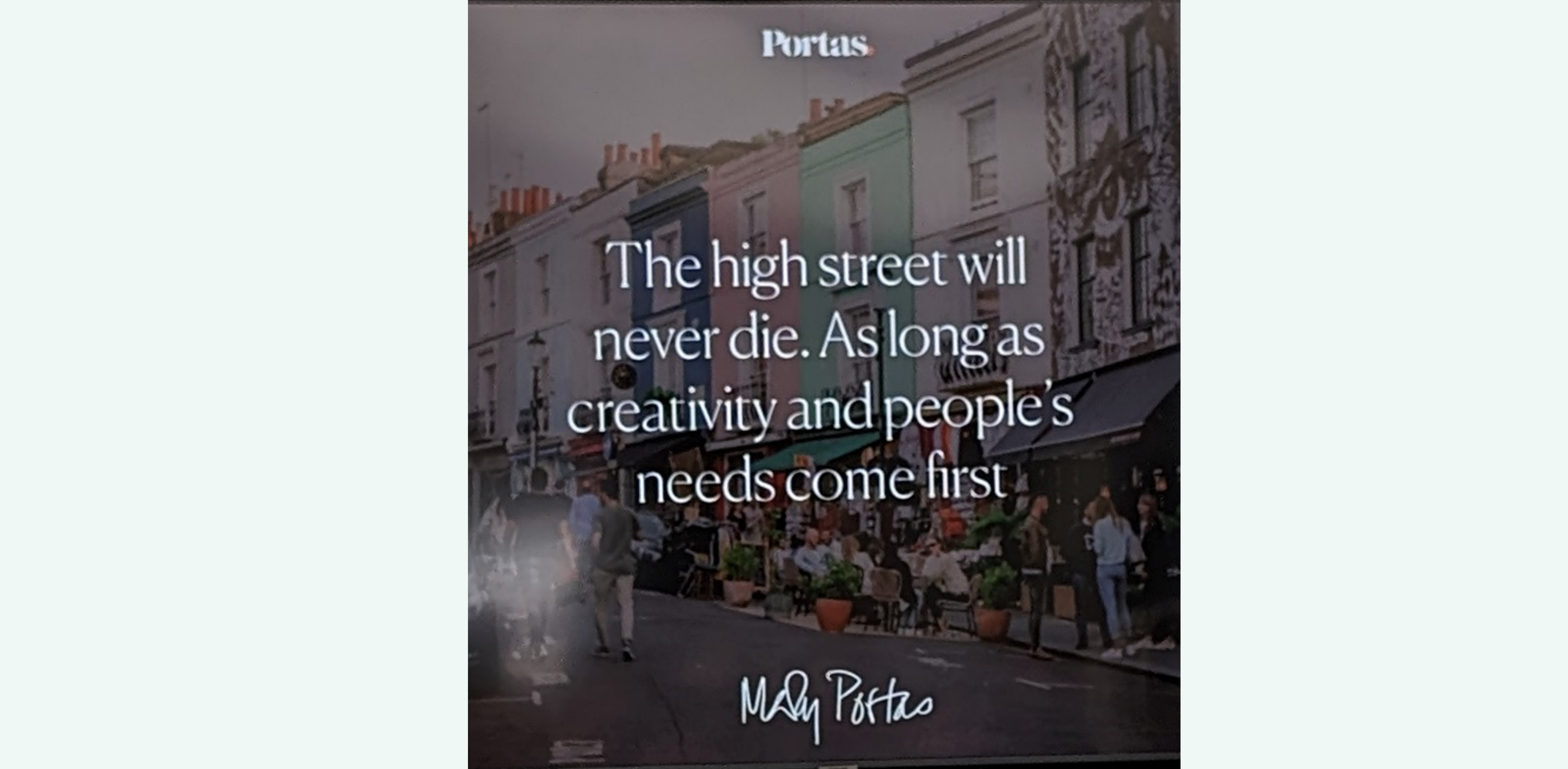 slogan about the high street